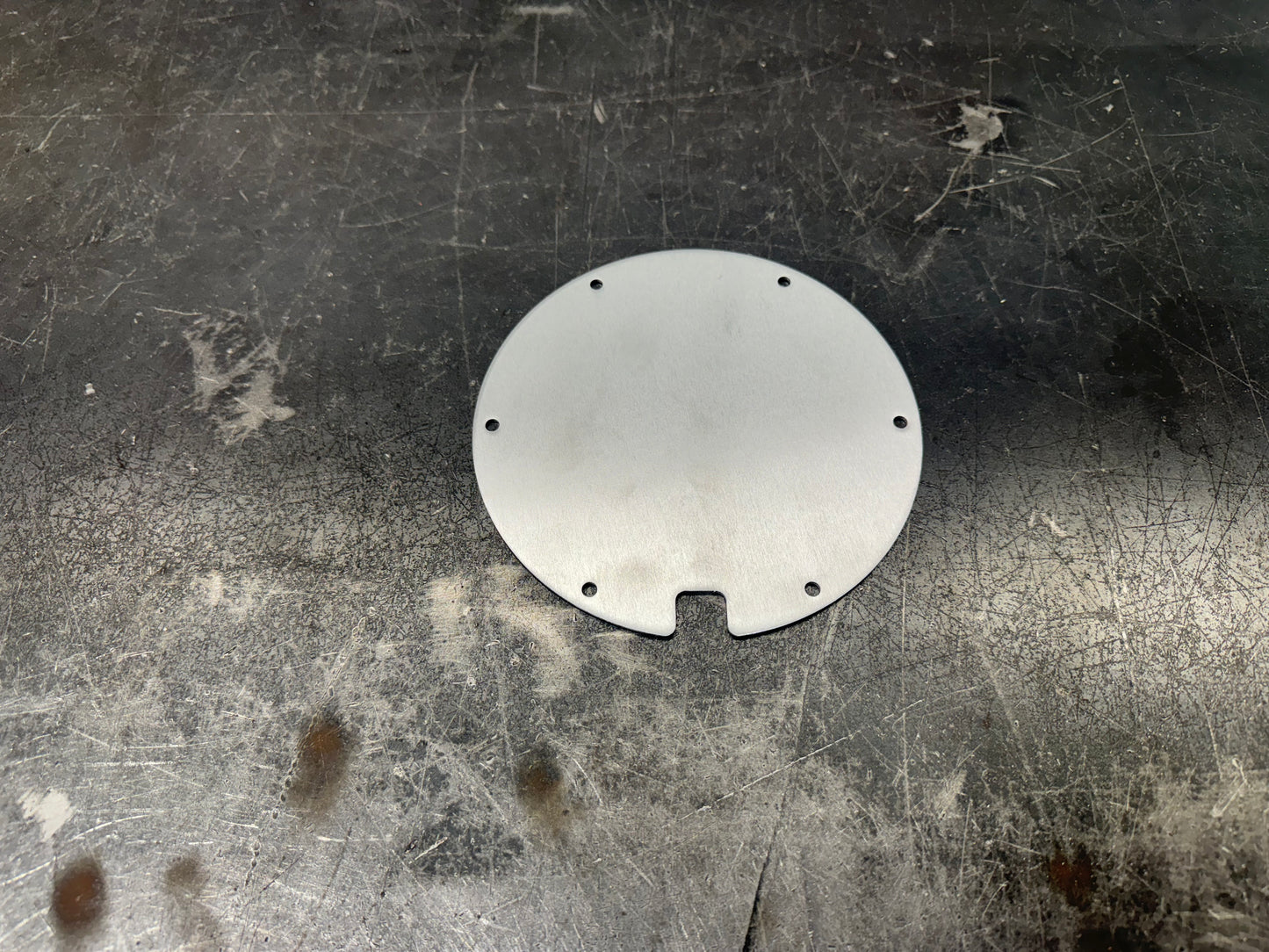 E46 spare tire well block off plate