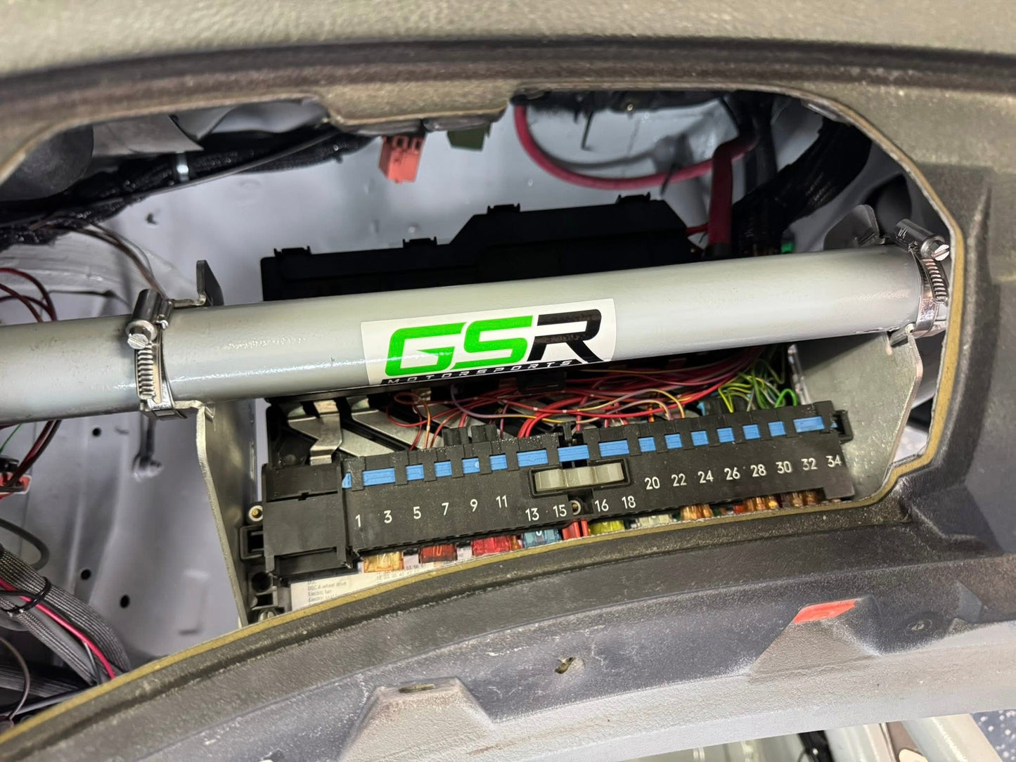 E46 roll cage fuse box brackets